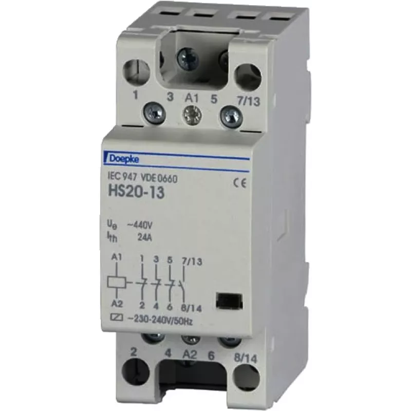 DOEPKE Inst.Contactor 4S 24A HS20-40/230V HS20-40/230V (09980422)