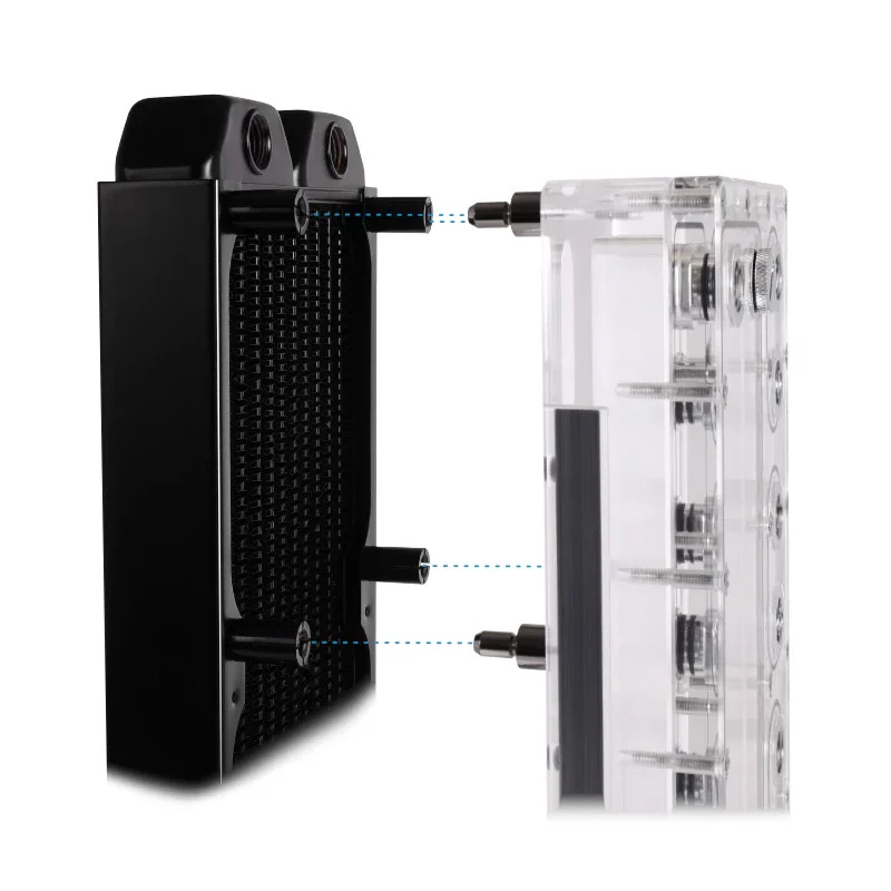Montavimo rinkinys Alphacool 15725 juodas, nerūdijantis plienas, 25 mm, 10 g