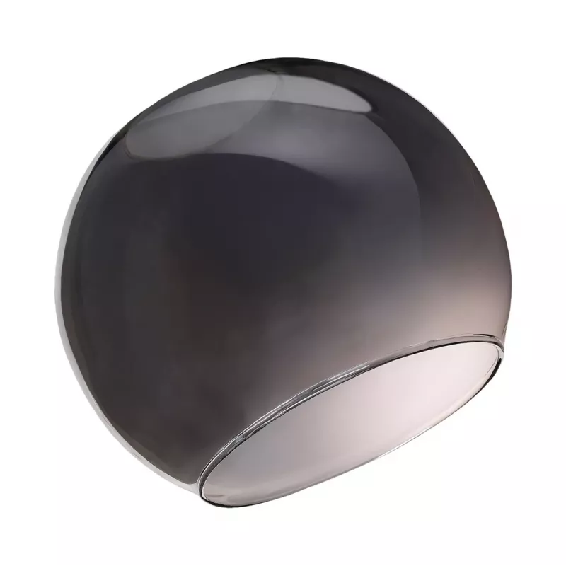 Lempų gaubtas ActiveJet PALOMA pusrutulio formos juodas E27 lizdui 1×40W 230V, stiklinis, Ø115×110 mm