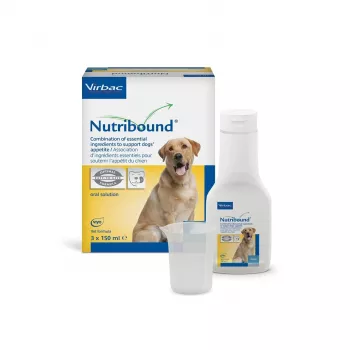 VIRBAC Nutribound atsigavimo papildas šunims 3 x 150 ml
