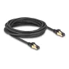 Tinklo kabelis DeLOCK RJ45 Cat.6A kištukas–kištukas S/FTP 5 m juodas