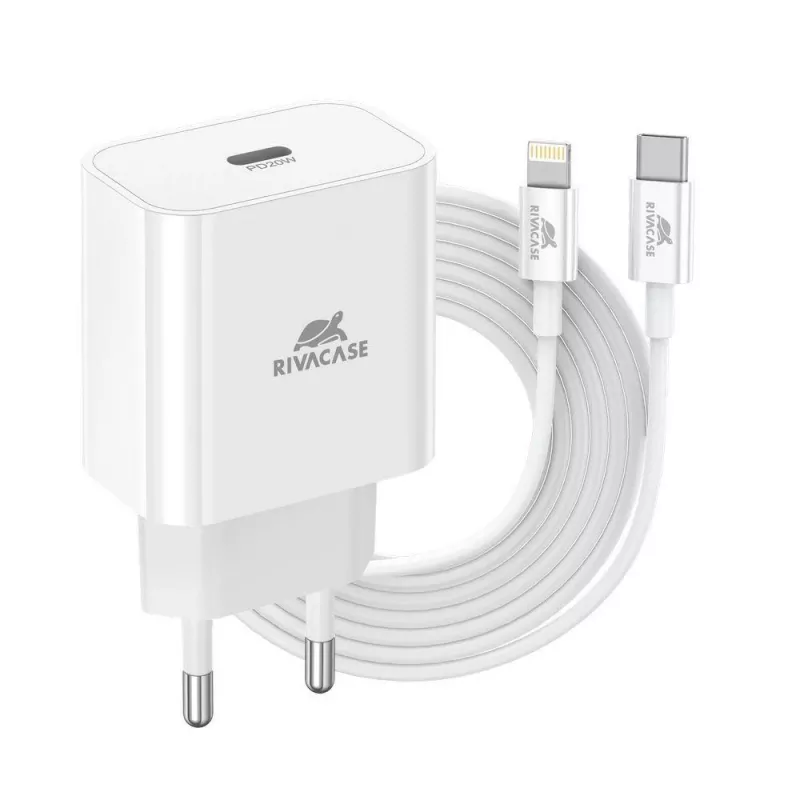 Mobiliojo įkroviklio sieninis/baltas PS4101 WD5 Rivacase