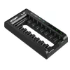 AA/AAA 1,5 V ir 1,2 V akumuliatorių įkroviklis, išmanusis – 8 lizdai