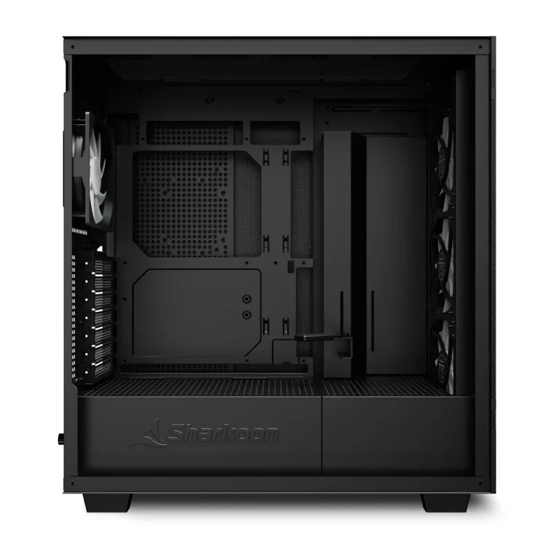 PC korpusas Sharkoon REBEL C50 RGB Full Tower juodas