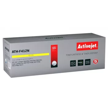 Activejet ATH-F412N toneris (pakaitalas HP 410A CF412A; Supreme; 2300 puslapių; geltonas)