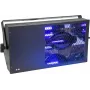 EUROLITE juodas 400 W prožektorius, modelis 51100810 – profesionalus scenos/darbo šviestuvas, juodas korpusas