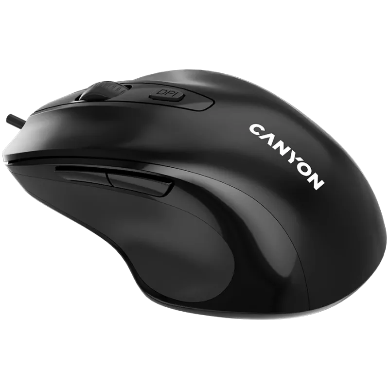 CANYON pelė M-6 laidinė juoda