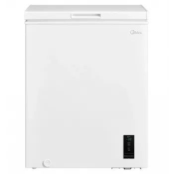Midea šaldiklis | MDRC207FEE01 | Energinio efektyvumo klasė E | Skrynia | Laisvai stovintis | Aukštis 85 cm | Bendra naudingoji talpa 142 L | Baltas