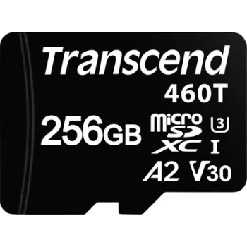 Transcend TS256GUSD460T-VS1 microSD kortelė mažmeninėje pakuotėje 256 GB (TS256GUSD460T-VS1)