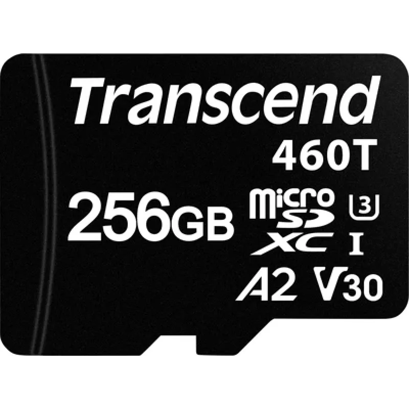 Transcend TS256GUSD460T-VS1 microSD kortelė mažmeninėje pakuotėje 256 GB (TS256GUSD460T-VS1)