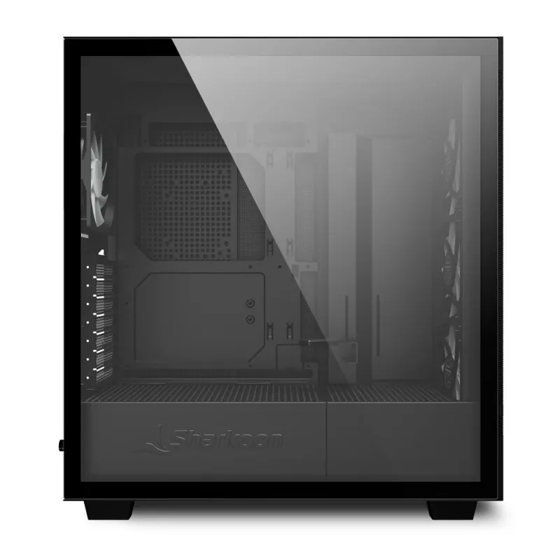 PC korpusas Sharkoon REBEL C50 RGB Full Tower juodas
