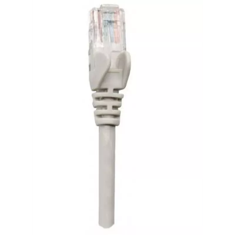 Intellinet tinklo komutacinis kabelis, Cat6A, 50m, pilkas, varis, S/FTP, LSOH / LSZH, PVC, RJ45, auksuoti kontaktai, be užkabinimų, su apsauginiu gaubteliu, garantija visam eksploatacijos laikui
