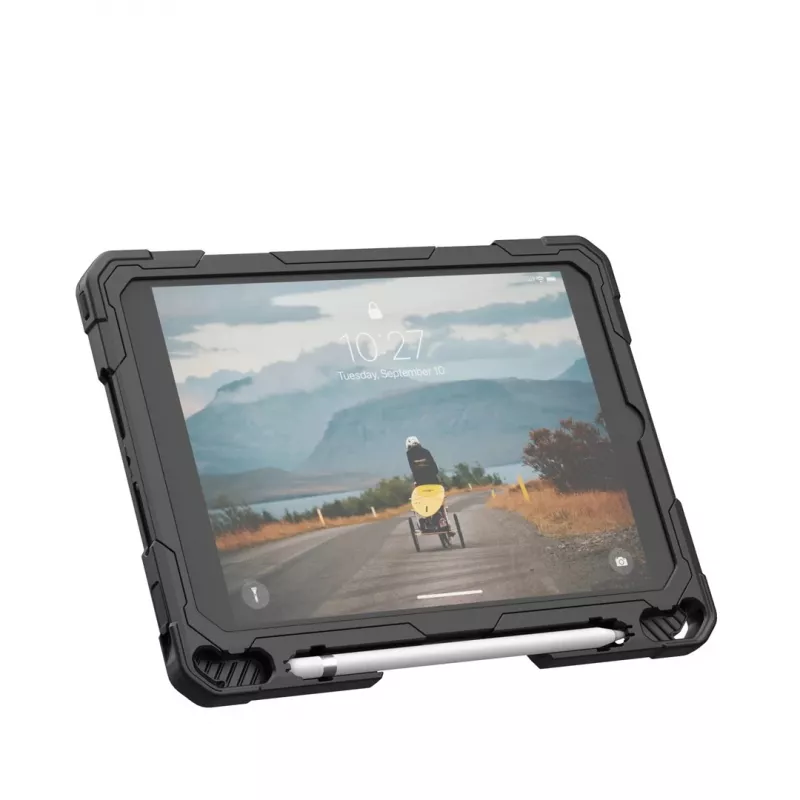 Planšetės buferinis dėklas Urban Armor Gear Plasma Healthcare, skirtas Apple iPad 10,9 colio (10-os kartos, 2022 m.) — 27,7 cm, stovo režimas, 0,49 kg