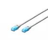 CAT 5e U-UTP komutacinis kabelis 0,5m Balta