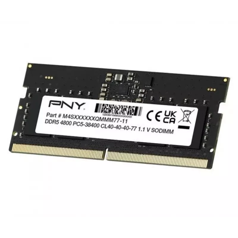 Nešiojamojo kompiuterio atmintis PNY DDR5 16GB SODIMM 4800