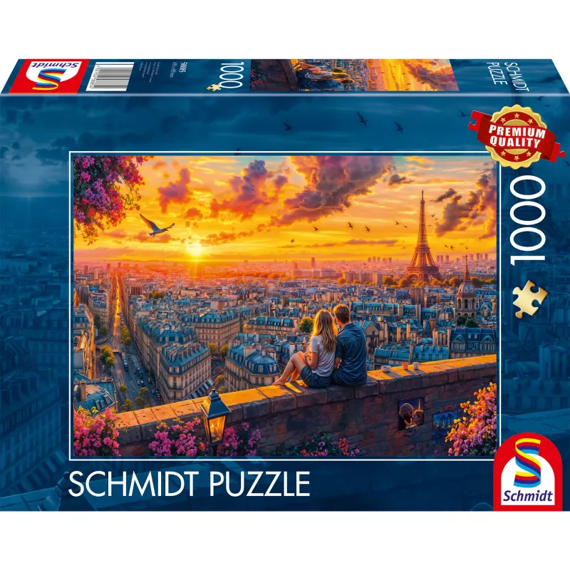 Dėlionė, schmidt spiele Paryžietiški stogų šnabždesiai — 1000 dalių