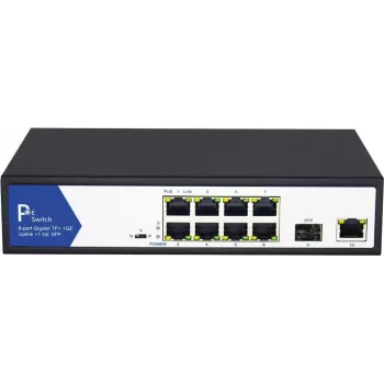 Gigabit Ethernet jungiklis VALUE 21.99.1193 10/100/1000 Mbps, nevaldomas, 8 prievadai