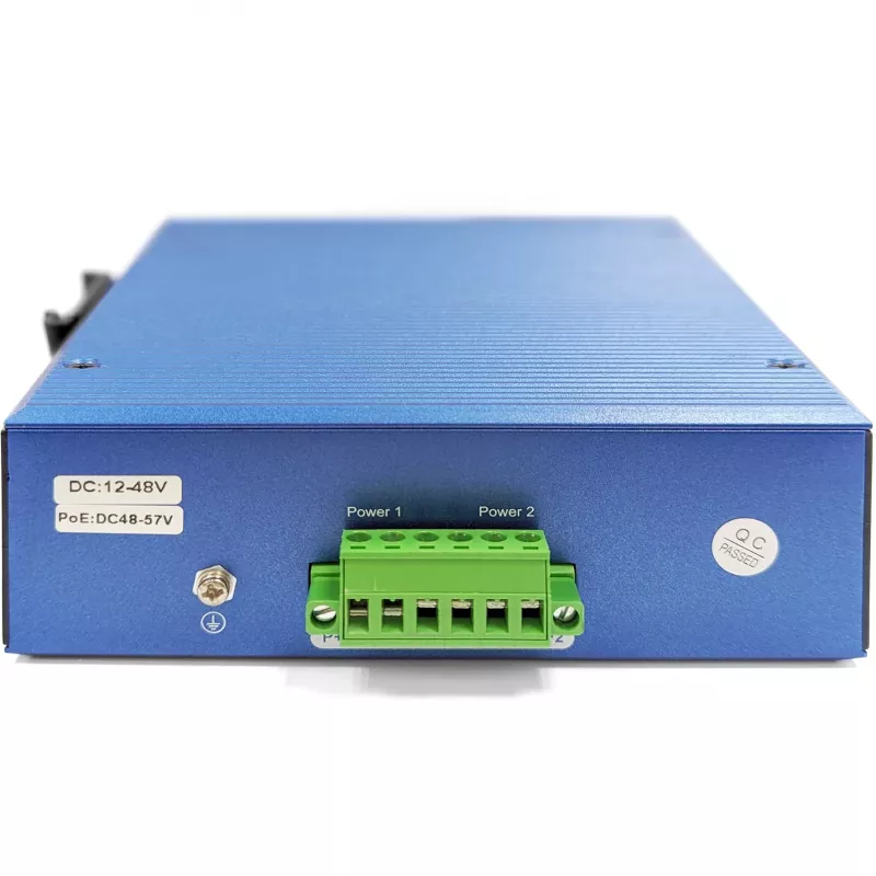 DIGITUS pramoninis L2 valdomas Gigabit Ethernet komutatorius 16x RJ-45 + 2x SFP, 12–48V DC, 8000 MAC