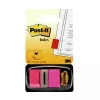 3M Post-it Index Pink, siauri, 50 lipnių juostelių Matmenys, 25,4 x 43,2 mm, vienkartiniame dozatoriuje (I680-21)