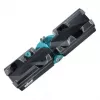 Kampų dėžutė ir mitrinė dėžutė Wolfcraft 6948200 — mitrinis kreiptuvas, matavimas 85–180°, lentoms iki 3 cm, juoda