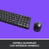 Logitech Wireless Combo MK220 - Klaviatūros ir pelės rinkinys - belaidis - 2,4 GHz - itališkas - tamsiai pilka (920-003721)