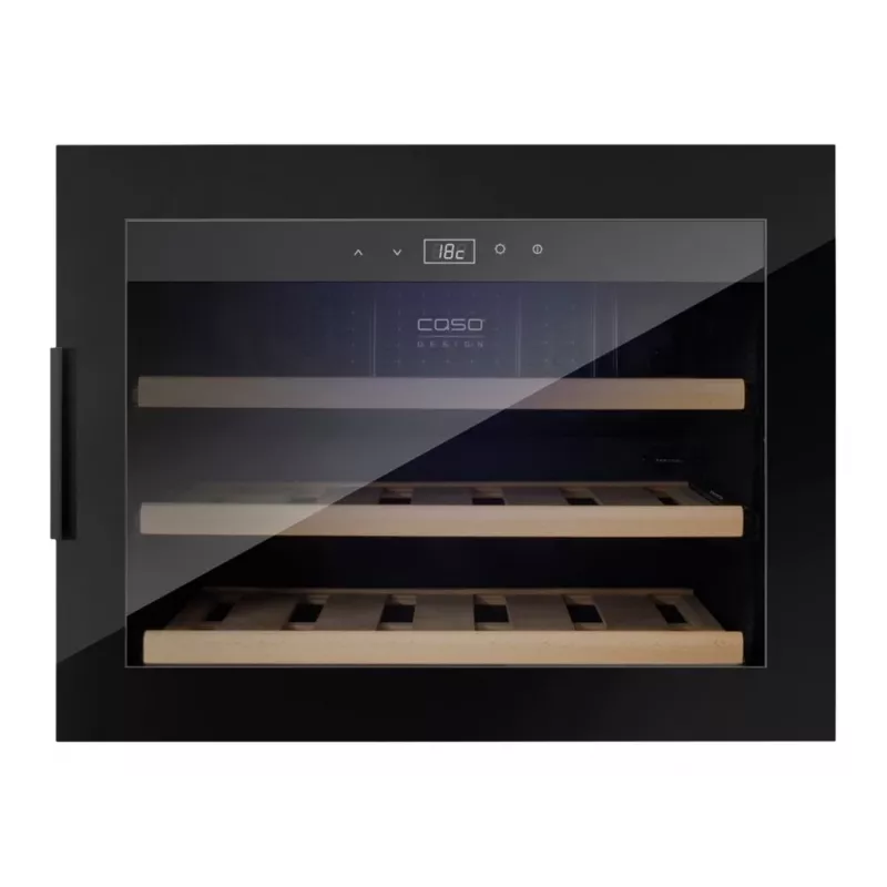 Wine Cooler Caso WineSafe 18 EB Juoda Compressor 18 bottle(s)