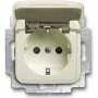 BUSCH JAEGER 20 EUKB-212 - CEE 7/3 - 2P+E - Smėlinė - 250 V - 16 A - 71 mm