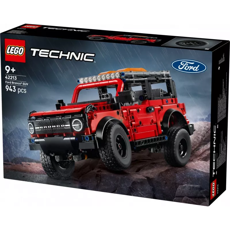 LEGO Technic konstruktorius Ford Bronco Off-Roader 4x4 modelis 42213 — 943 dalys, amžius 9+