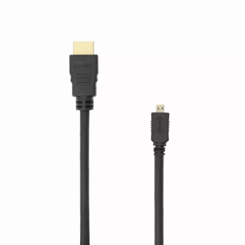 HDMI laidas SBOX HDMI-MICRO/R 1.4 2 m — „micro HDMI“ į HDMI, 1.4 versija, 2 metrų ilgis