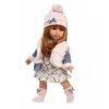 Lėlė Llorens Nicole 35 cm — realistiniai bruožai, minkštas kūnas, kūdikių lėlė