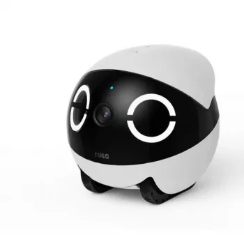Robotas Jūsų Augintiniui Stebėti Enabot Rola Mini — Wi‑Fi, 5000 mAh baterija, 3 MP, 137° regėjimo laukas, Balta/Juoda