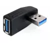Kabelio lyties adapteris DeLOCK 65341 USB 3.0 juodas