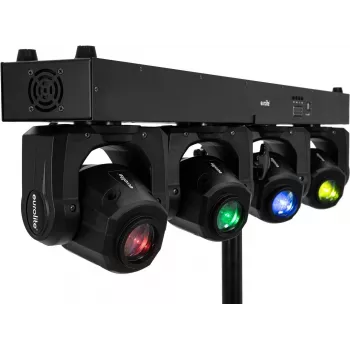 “Moving-head” prožektorius EUROLITE LED TMH Bar S120 120W RGBW — kompaktiškas scenos šviestuvas su motorizuotu pan/tilt