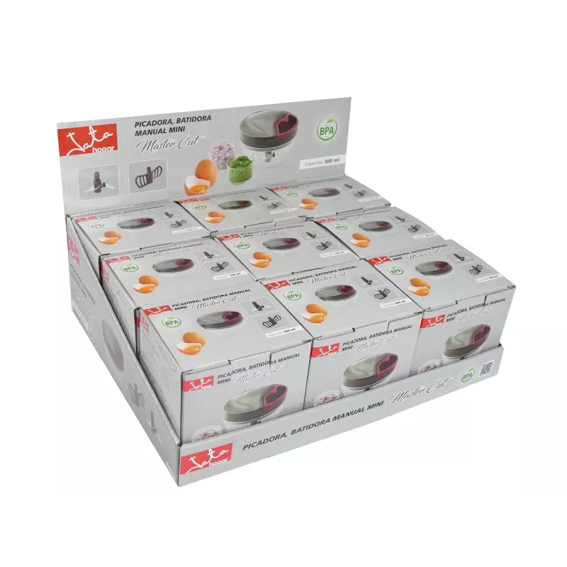 Rankinis maisto smulkintuvas JATA AC57E juodas permatomas