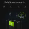 Galios keitiklis Green Cell INV10 2000 W, 12 V DC į 230 V AC, Type C lizdas, 50 Hz, juodas