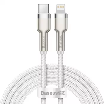 Baseus Cafule laidas 2 m Lightning į USB C greitas įkrovimas ir duomenų perdavimas