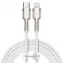 Baseus Cafule laidas 2 m Lightning į USB C greitas įkrovimas ir duomenų perdavimas