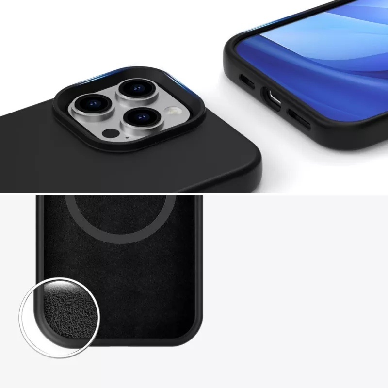 Dėklas 4smarts iPhone 16 Pro 16 cm (6,3 col.) juodas