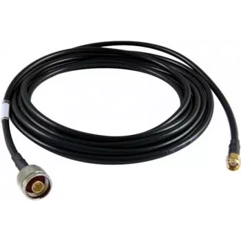ALLNET ANT-CAB-LMR195-SMAM-NM-300 bendraašis kabelis 3 m SMA N tipo juodas (ANT-CAB-LMR195-SMAM-NM-300)