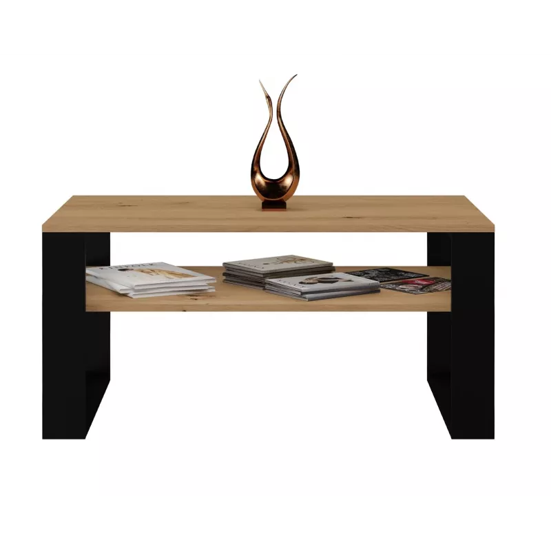 Topeshop MODERN 1P ART CZ kavos / šoninis / kampinis staliukas Kavos staliukas stačiakampė forma 2 koja (-os)