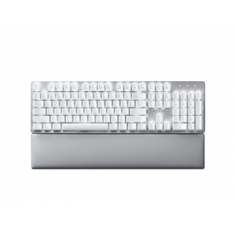 Razer Pro Type Ultra klaviatūra biurui USB RF belaidė Bluetooth QWERTY US English sidabrinė balta