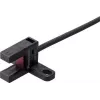 Fotoelektrinis šakinis jutiklis Panasonic PM-T45, T tipo, „šviesos įjungimo / tamsos įjungimo“ perjungimas, 5–24 V DC