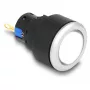 Pramoninė mašinos lemputė DELOCK 22054 — LED lempa, 1 lempa, IP40/IP65, AC 250V 5A, Ø 2,5 cm, A 42 mm
