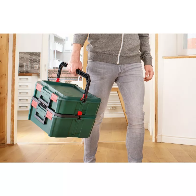 Bosch SystemBox Laikymo dėžė Stačiakampė Polipropilenas (PP) Juoda, Žalia