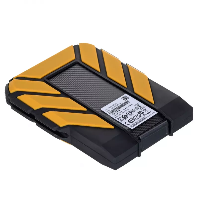 ADATA HD710 Pro išorinis kietasis diskas 2 TB 2,5 colio Micro-USB B 3.2 Gen 1 (3.1 Gen 1) Juoda, Geltona