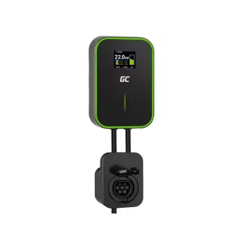 GREEN CELL WALLBOX EV POWERBOX 22KW SU LIZDU IR RFID