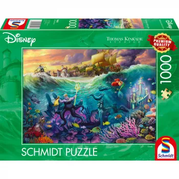 Thomas Kinkade Studios: Disney - Ursula, dėlionė 1000 dalių