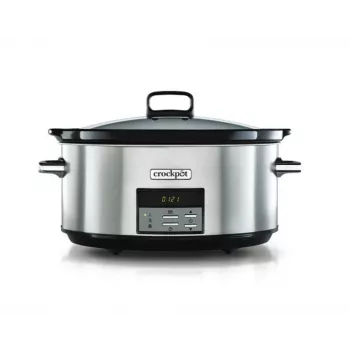 Lėto virimo puodas Crock-Pot CSC063X 7,5 l, 320 W, nerūdijančio plieno korpusas, išimamas keraminis dubuo
