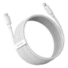 Baseus Simple Wisdom duomenų laido rinkinys USB-C į Lightning PD 20W (2 vnt./rinkinys) 1,5 m, baltas