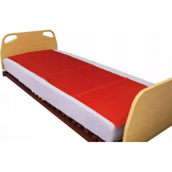 Paciento perkėlimo slydimo diržas TIMAGO TTE6102 — nailonas, 90 cm plotis, 20 m ilgis, raudonas